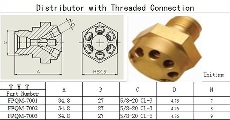 【制冷配件分液头 分配器】价格,厂家,图片,其他网络设备,上海亭堰流体节能元件-